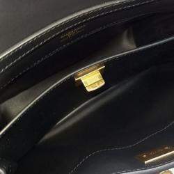 Pre Owned Balenciaga Black Leather Rodeo Small