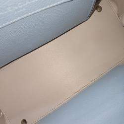 Pre Owned Balenciaga Blue Leather Papier A6