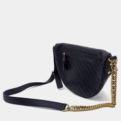 مملوكة مسبقًا Balenciaga Black Leather Souvenir Bag XXS