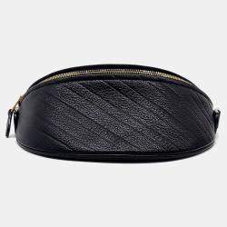 مملوكة مسبقًا Balenciaga Black Leather Souvenir Bag XXS