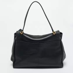 Pre Owned حقيبة بالنسياغا روديو جلد أسود متوسط بيد علوية