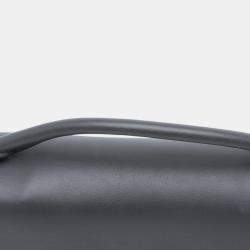 Pre Owned Balenciaga Grey Small Smooth Calfskin Bel Air Clutch On Strap