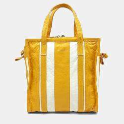 Pre Owned Balenciaga Leather Bazaar Small