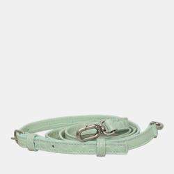 Pre Owned Balenciaga Hourglass XS Croc Embossed Leather Top Handle Bag