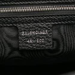 Pre Owned Balenciaga Black The Hacker Project Graffiti BB Supreme Tote