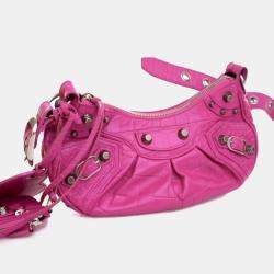Pre Owned Balenciaga XS Calfskin Le Cagole Shoulder Bag