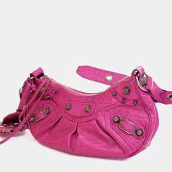Pre Owned Balenciaga XS Calfskin Le Cagole Shoulder Bag