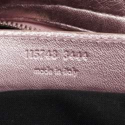 Pre Owned Balenciaga Metallic Rose Pink Leather Agneau Classic S City Tote