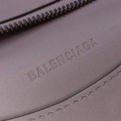Pre Owned Balenciaga Grey Small Smooth Calfskin Motocross Neo Classic City Satchel