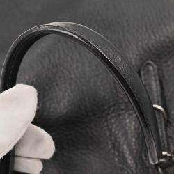 Pre Owned Balenciaga Black Papier A6 Tote Shoulder Bag
