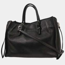 Pre Owned Balenciaga Black Papier A6 Tote Shoulder Bag
