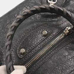 Pre Owned Balenciaga Gray Classic Mini City 2way Handbag