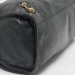 Pre Owned Balenciaga Navy Blue Leather RGH Classic City Bag