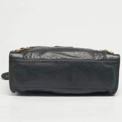 Pre Owned Balenciaga Navy Blue Leather RGH Classic City Bag