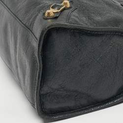 Pre Owned Balenciaga Navy Blue Leather RGH Classic City Bag
