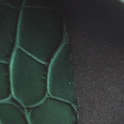 Pre Owned Balenciaga Green Croc Embossed Leather Hourglass Card Holder