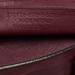 Pre Owned Balenciaga Pourpre Veau Leather Papier A6 Side Zip Tote