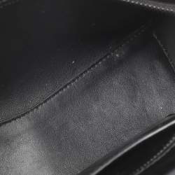 Pre Owned Balenciaga Black Croc Embossed Leather Mini Neo Classic City Tote