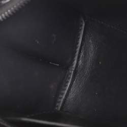 Pre Owned Balenciaga Black Croc Embossed Leather Mini Neo Classic City Tote