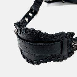 Pre Owned Balenciaga Black Leather Le Cargo Bag Small