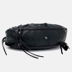 Pre Owned Balenciaga Black Leather Le Cargo Bag Small