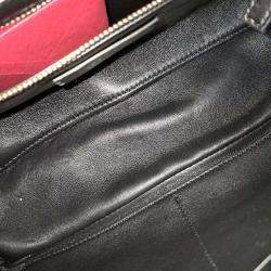 Pre Owned Balenciaga Beige Black Leather Rockstud Tote and Shoulder Bag