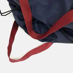 Pre Owned Balenciaga Navy Blue Fabric Wheel Bag