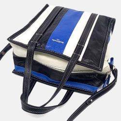 Pre Owned Balenciaga Multicolor Leather Bazaar Small