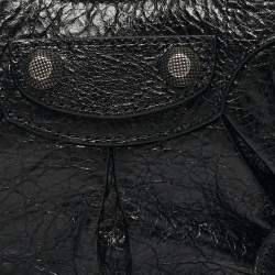 Pre Owned Balenciaga Black Leather XS Le Cagole Shoulder Bag