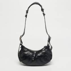 Pre Owned Balenciaga Black Leather XS Le Cagole Shoulder Bag