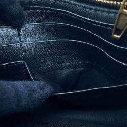 Pre Owned Balenciaga Monaco Chain shoulder Black Leather