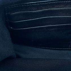 Pre Owned Balenciaga Monaco Chain shoulder Black Leather