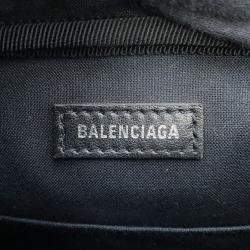 Pre Owned Balenciaga Everyday Cross Body Bag Black Leather