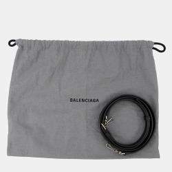 Pre Owned Balenciaga Everyday Cross Body Bag Black Leather