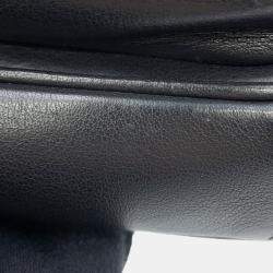 Pre Owned Balenciaga Everyday Cross Body Bag Black Leather