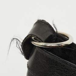 Pre Owned Balenciaga Black Leather Giant 12 First Bag