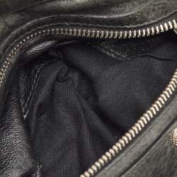 Pre Owned Balenciaga Black Leather Giant 12 First Bag