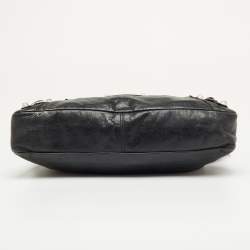 Pre Owned Balenciaga Black Leather Giant 12 First Bag