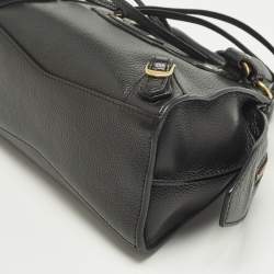 Pre Owned Balenciaga Neo Classic City Mini Black Leather Tote