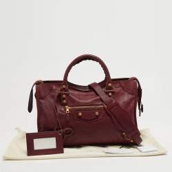 مملوكة مسبقًا Balenciaga GH Classic City Red Leather Bag