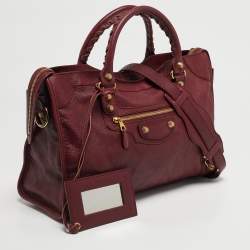 مملوكة مسبقًا Balenciaga GH Classic City Red Leather Bag