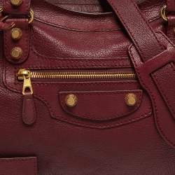 مملوكة مسبقًا Balenciaga GH Classic City Red Leather Bag