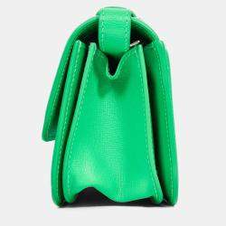 مملوكة مسبقًا حقيبة كتف بالنسياغا جلد "جوسيب" أخضر