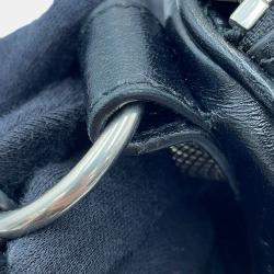 مملوكة مسبقًا حقيبة كتف بالنسياجا لي كاغول سيلندر جلد أسود