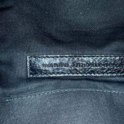 مملوكة مسبقًا حقيبة كتف بالنسياجا لي كاغول سيلندر جلد أسود