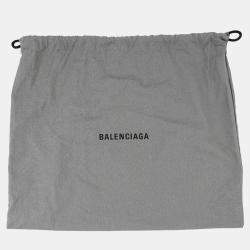 مملوكة مسبقًا حقيبة كتف بالنسياجا لي كاغول سيلندر جلد أسود