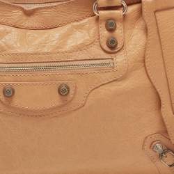 Pre Owned حقيبة بالنسياجا سيتي كلاسيك RGH جلد برتقالي