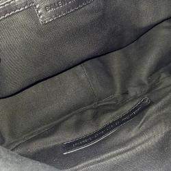 Pre Owned حقيبة لو كارجو جلد أرجواني صغيرة بالنسياغا