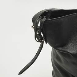 مملوكة مسبقًا حقيبة باكيت جلد أسود بالنسياجا بابلير دروب