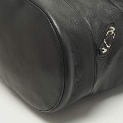 مملوكة مسبقًا حقيبة باكيت جلد أسود بالنسياجا بابلير دروب